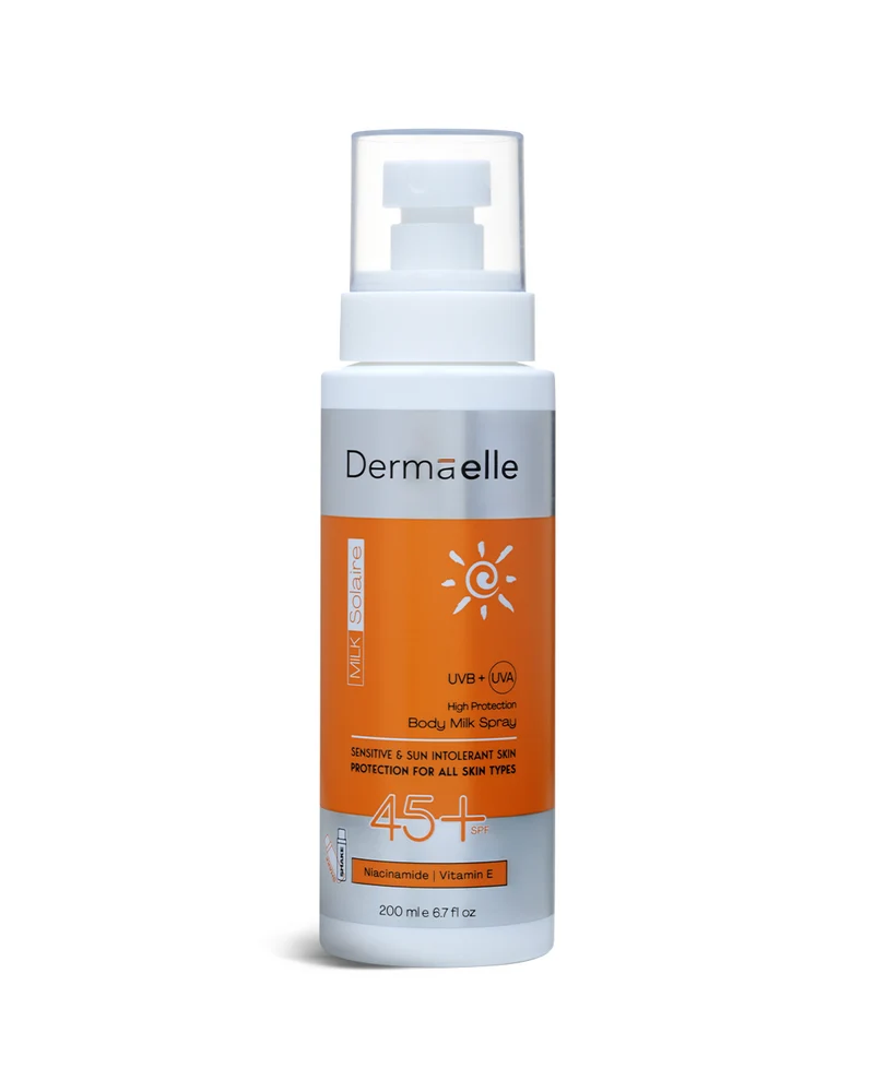 Dermaelle Solaire SPF45+ Body Milk Spray 200ml