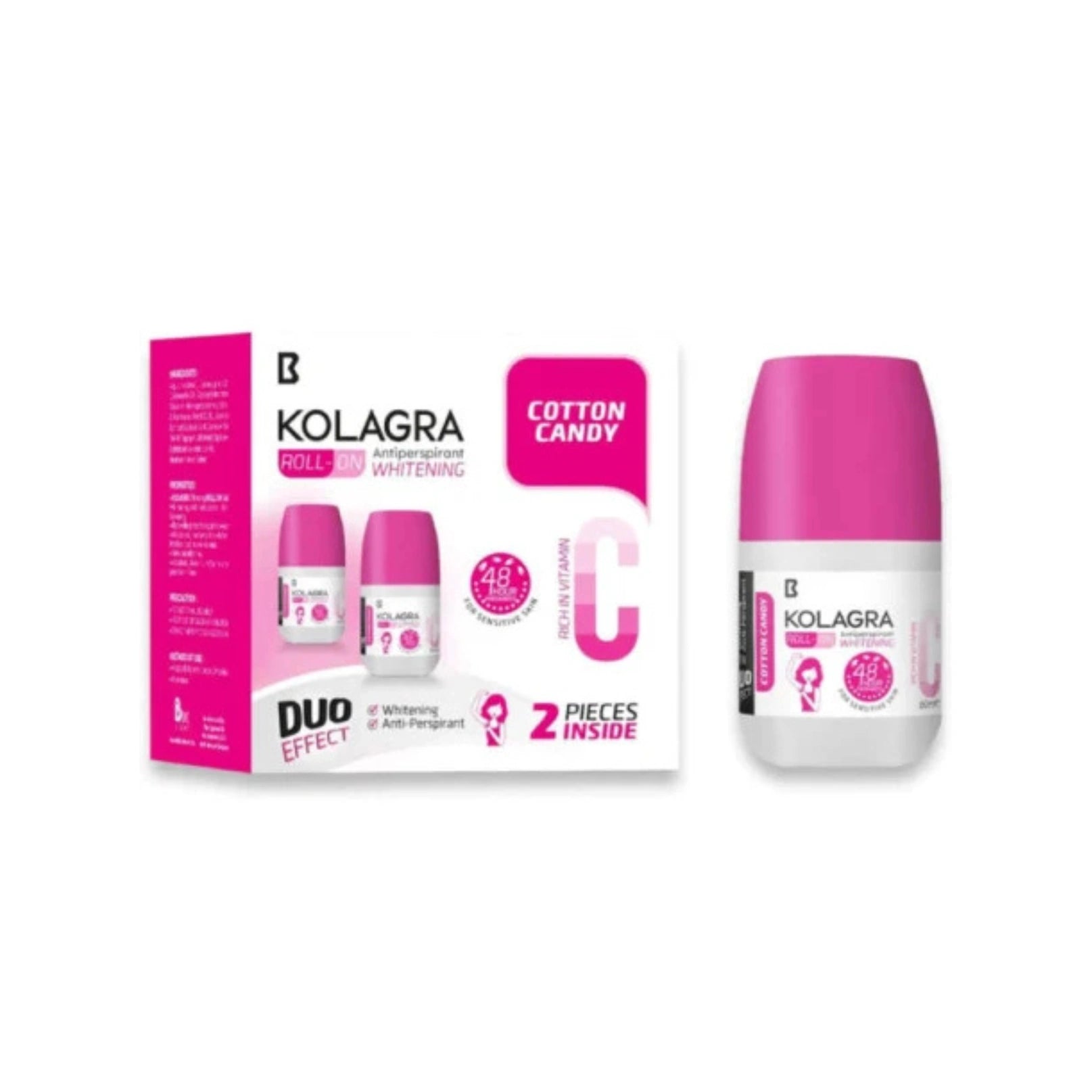 Kolagra Roll-On Cotton Candy 1+1 OFF