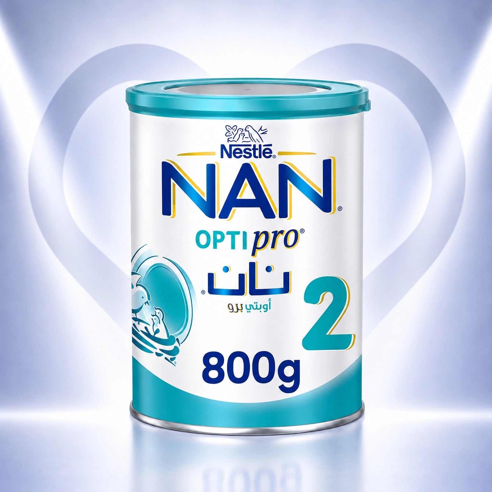 حليب نستله نان أوبتي برو 2 للرضع من 6 إلى 12 شهر 800 جم