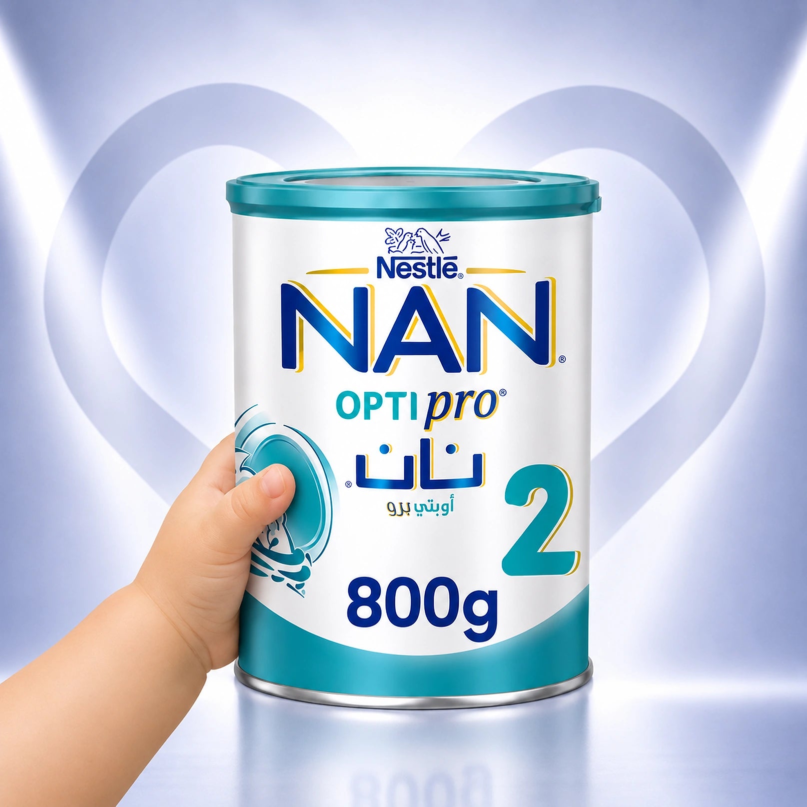 حليب نستله نان أوبتي برو 2 للرضع من 6 إلى 12 شهر 800 جم