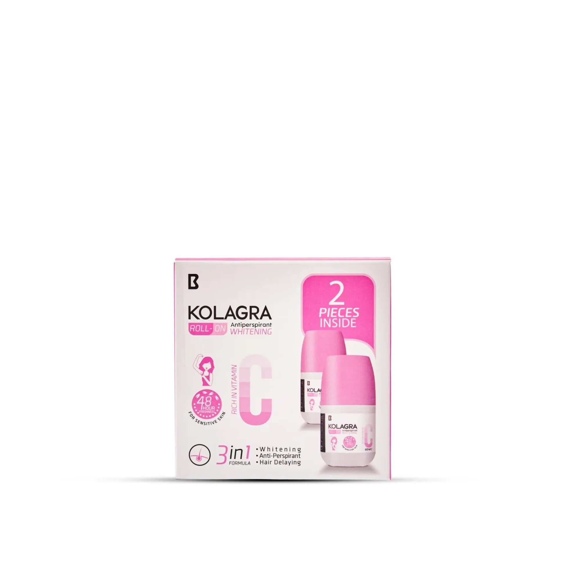Kolagra Whitening 3in1 Roll-On 1+1 OFF
