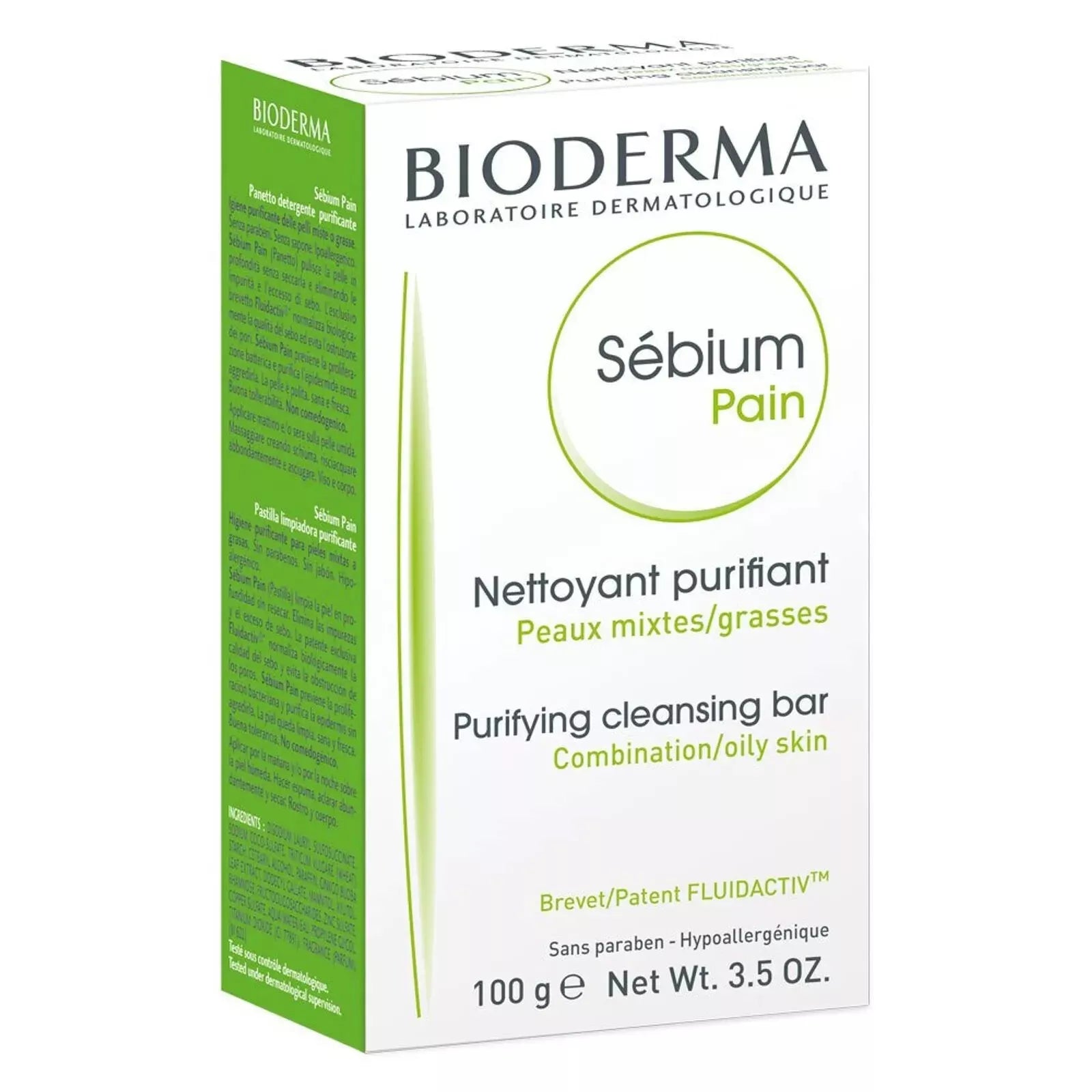 Bioderma Sebium Pain Cleansing Bar 100G