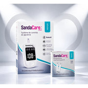 SANDACARE BLOOD GLUCOSE MONITOR ADURA +50STRIP