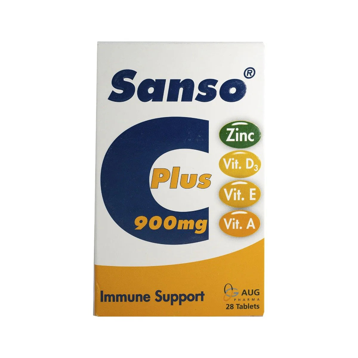 Box of Sanso C Plus supplement on a white background