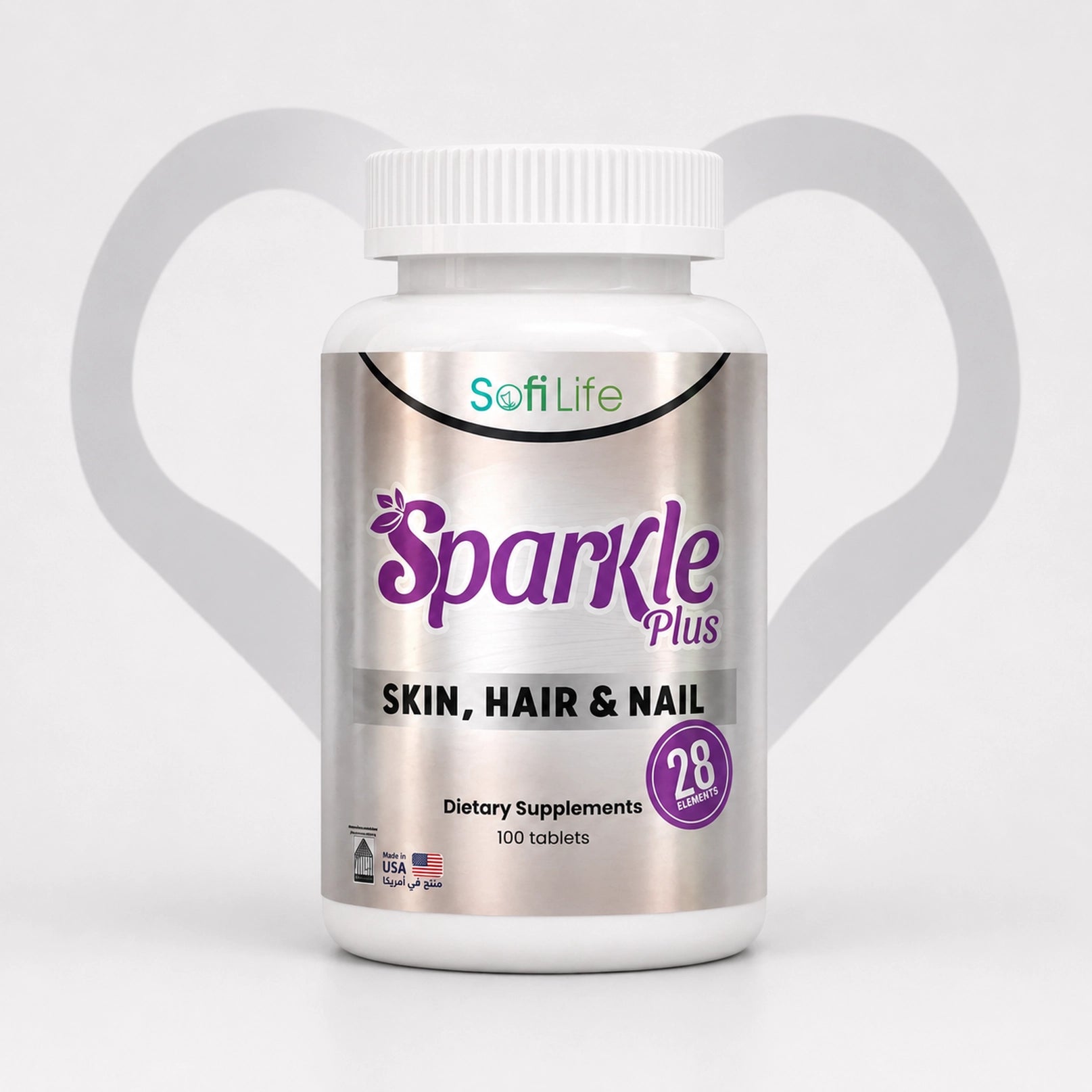 SofiLife Sparkle Plus Skin, Hair & Nail 28 Elements (100 Tablets)