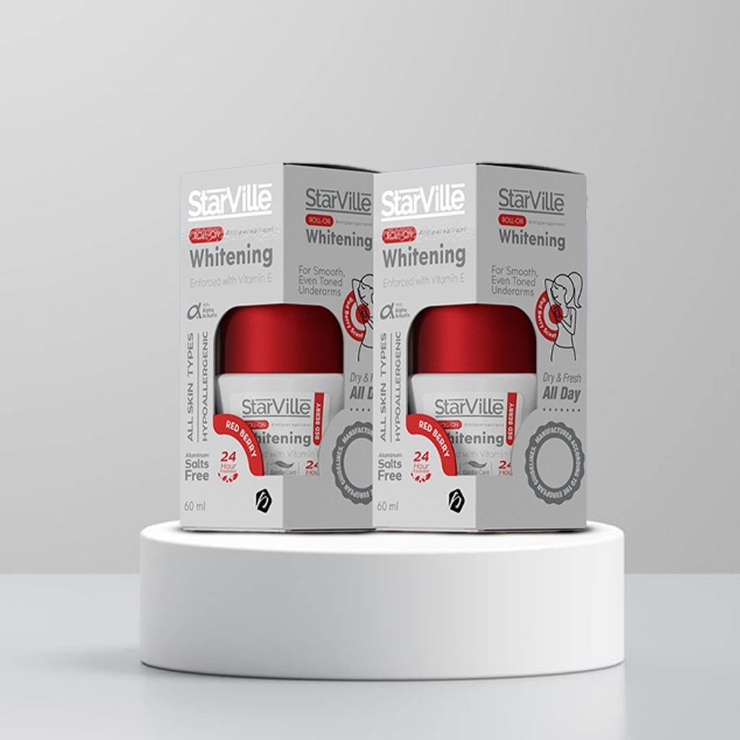 STARVILLE ROLL ON 60ML WHITENING RED BERRY PROMOBACK