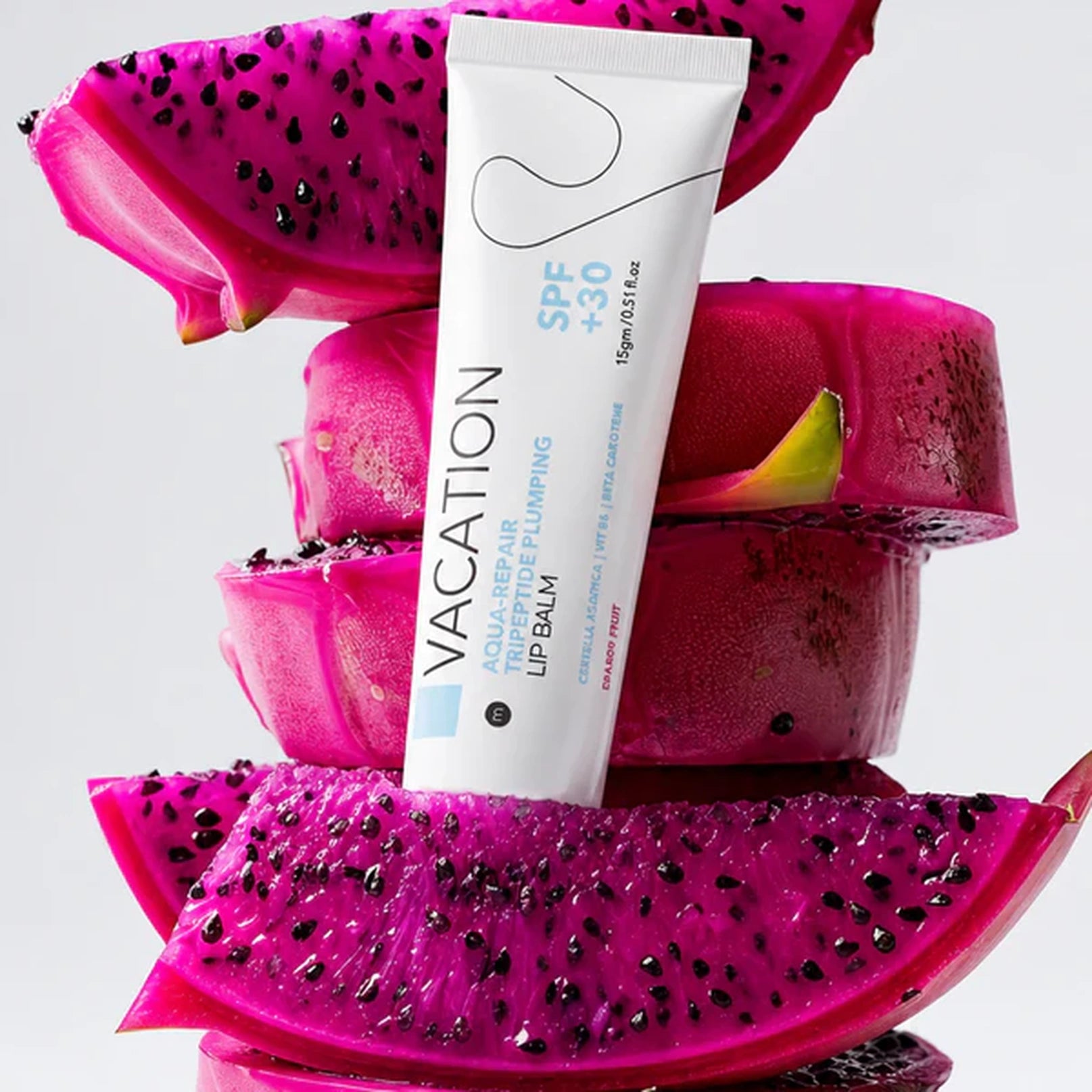 VACATION AQUA REPAIR LIP BALM DRAGON FRUIT SPF+30 15GM