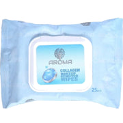 Aroma Collagen Makeup Remover Wipes 25Pcs